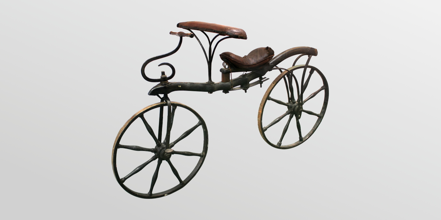 invention de la bicyclette 1817